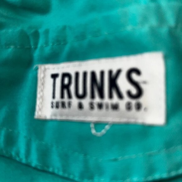 TRUNKS SURF & SWIM CO Vintage Palm Springs Swimsuit Flip Flops & Pelicans Small - Picture 6 of 6